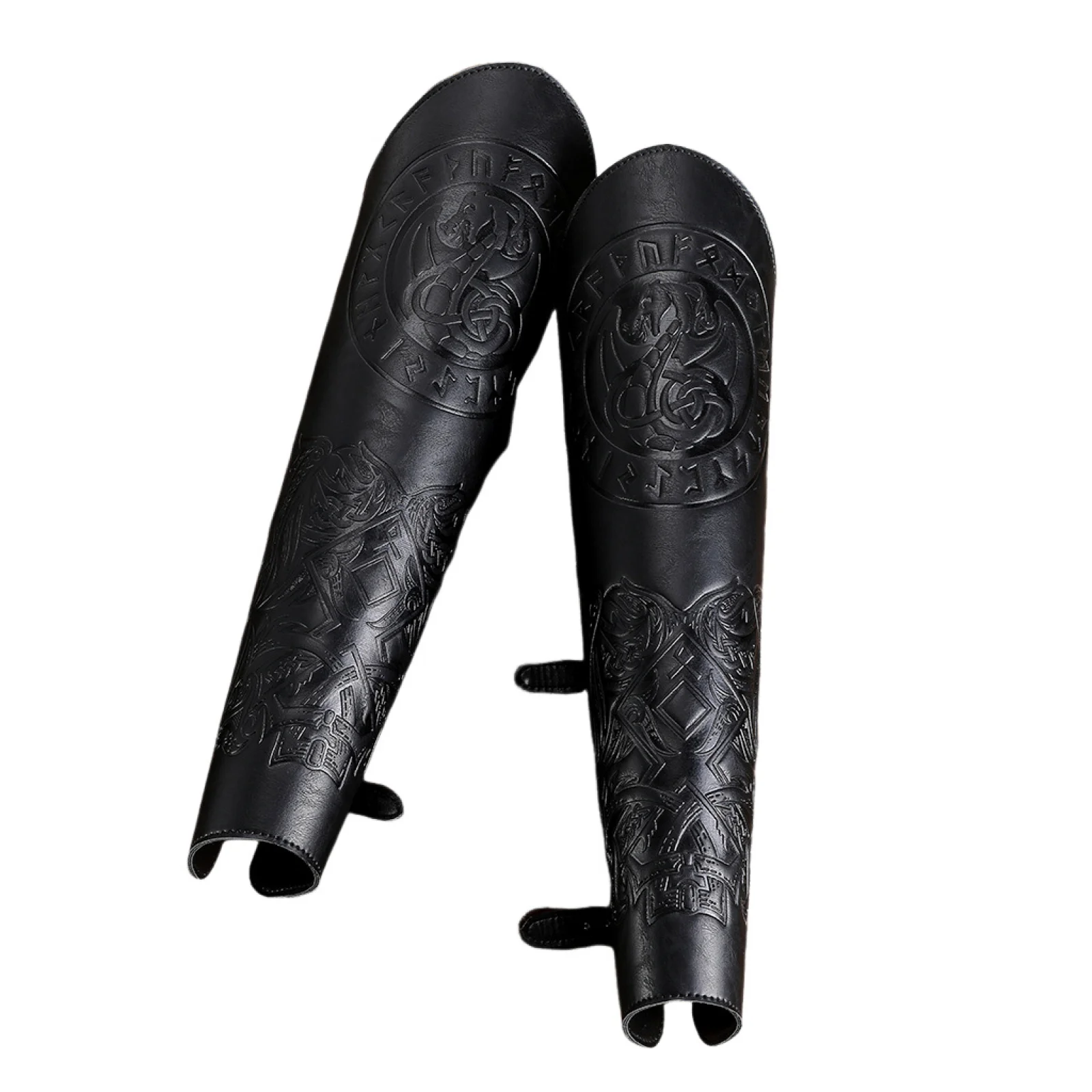 Erwachsene Motorrad Reiter Stiefel Abdeckung Cosplay Kostüm Punk Gürtel Schnalle Niet Schuh Abdeckung Retro Renaissance Zubehör