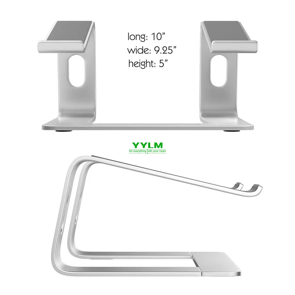 YYLM Laptop Stand Holder Aluminum Stand For MacBook Portable Laptop Stand Holder  Desktop Holder Notebook PC Computer Stand