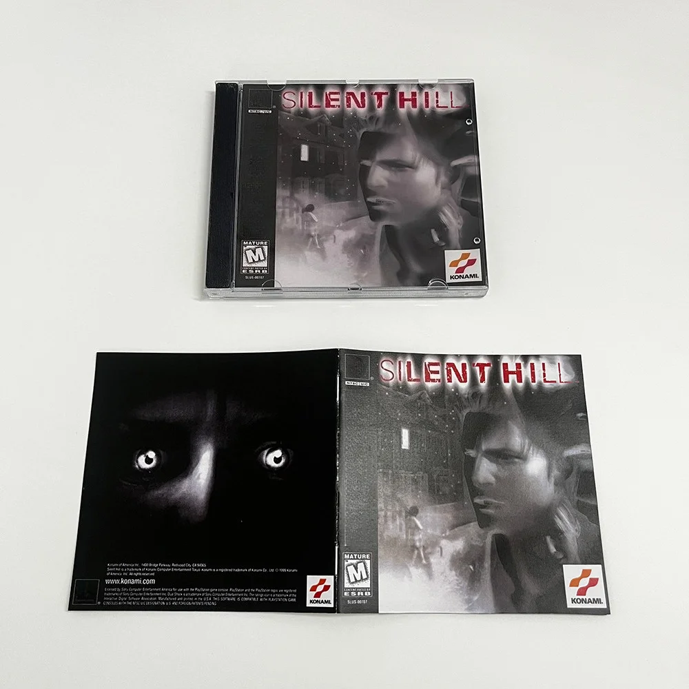 PS1 سايلنت هيل/تومبا نسخة المضغوط مع لعبة القرص اليدوي حرق القرص المضغوط فتح وحدة التحكم سائق بصري ريترو لعبة فيديو قراءة القرص المضغوط