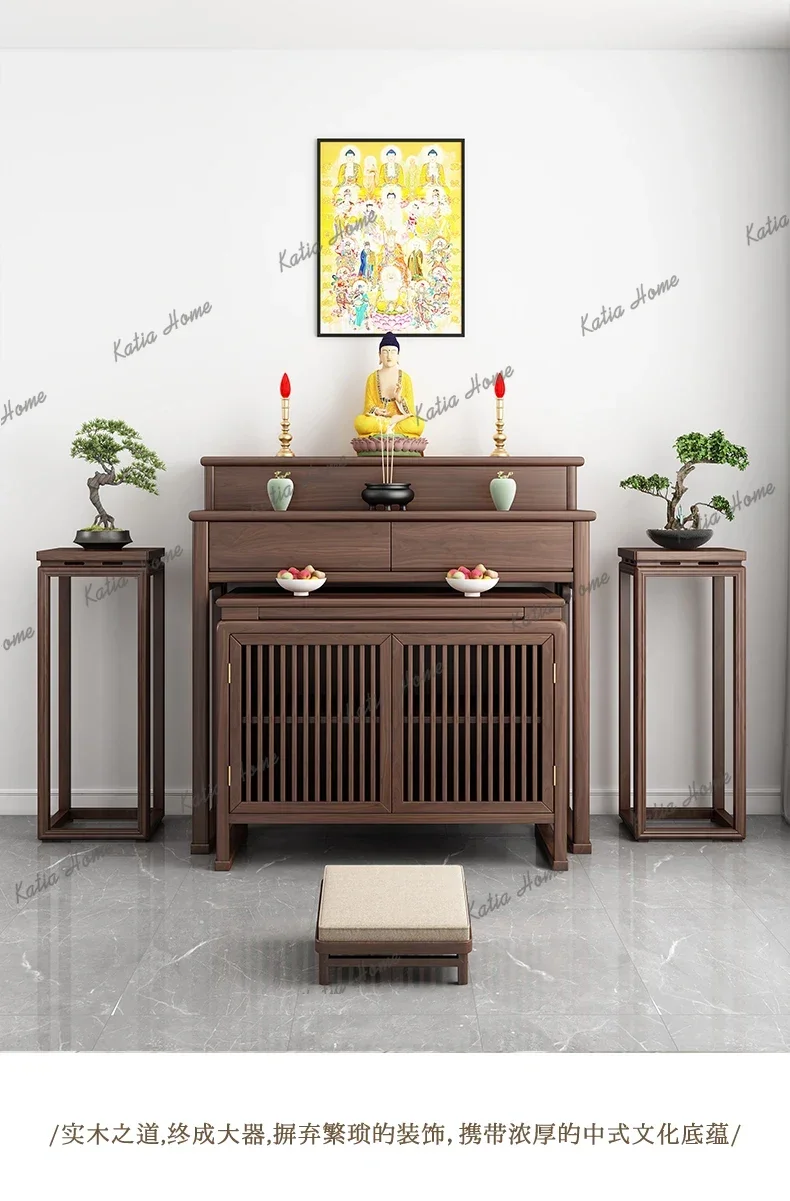 FG Set Of Cabinets, Table Supply Steps, Tibetan Living Room, Buddhist Hall Incense Case, Modern Simple Offering