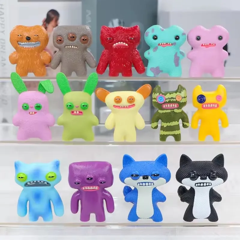 Bambola giocattolo originale Fuggler, scatola cieca, mostro di denti divertenti e brutti, bambola d'azione Fuggler, bambola modello da collezione, regalo per bambini