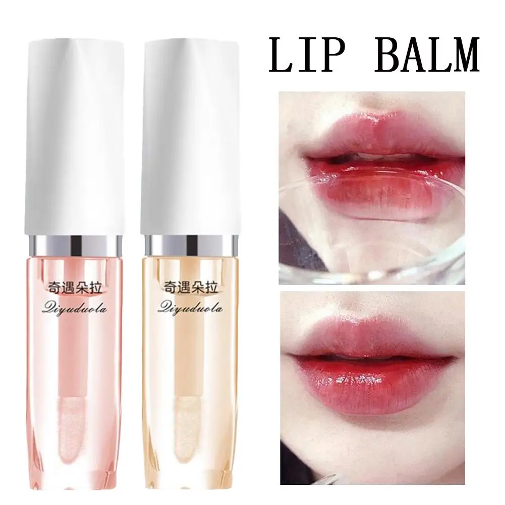 อบอุ่นเปลี่ยนสีโปร่งใสลิปกลอส Moisturizing Lip Balm Fade Lip Lines Moisturizing และ Anti-cracking Lip GLOSS