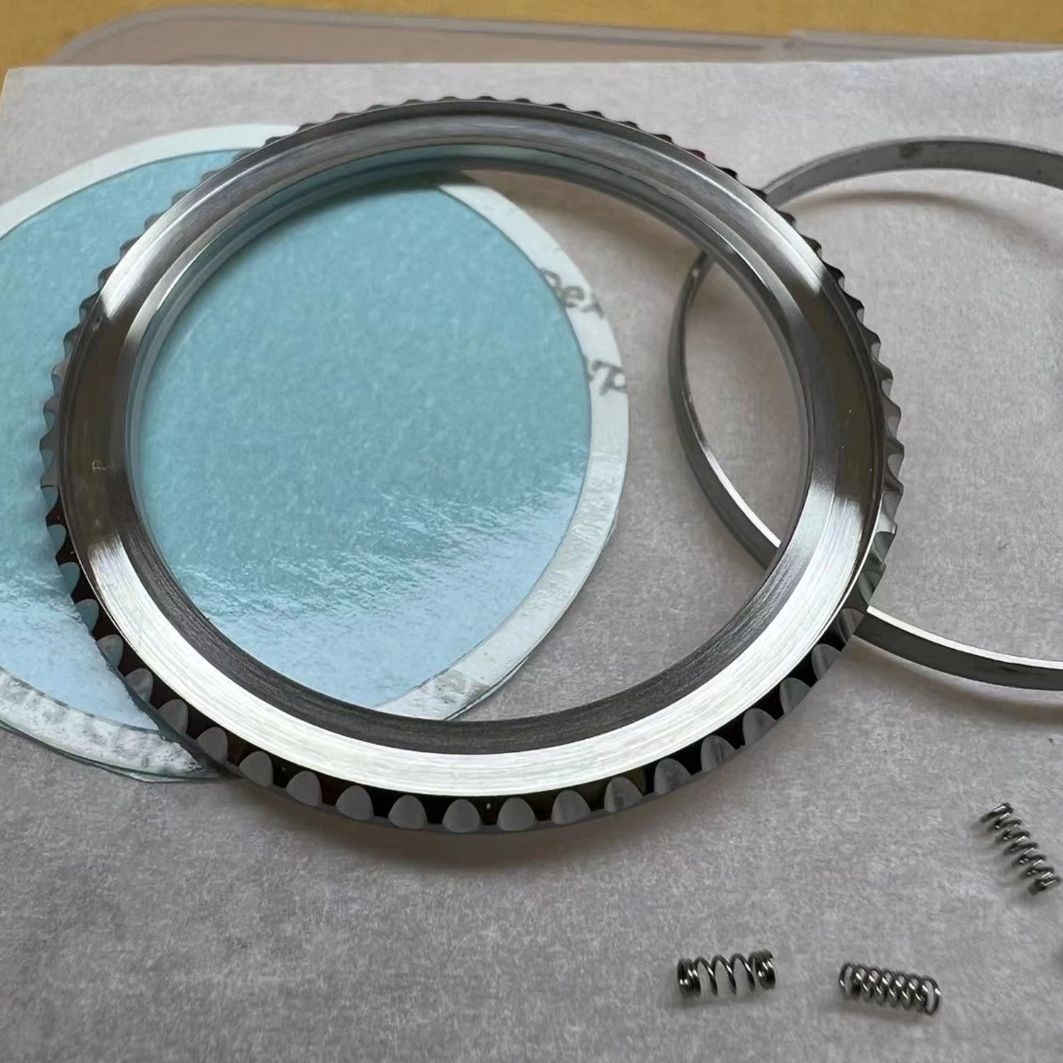 40mm SUB Style Rotating Ring parts Metal Ring for watch Included 6 parts Gasket 120 Clicks 6 parts