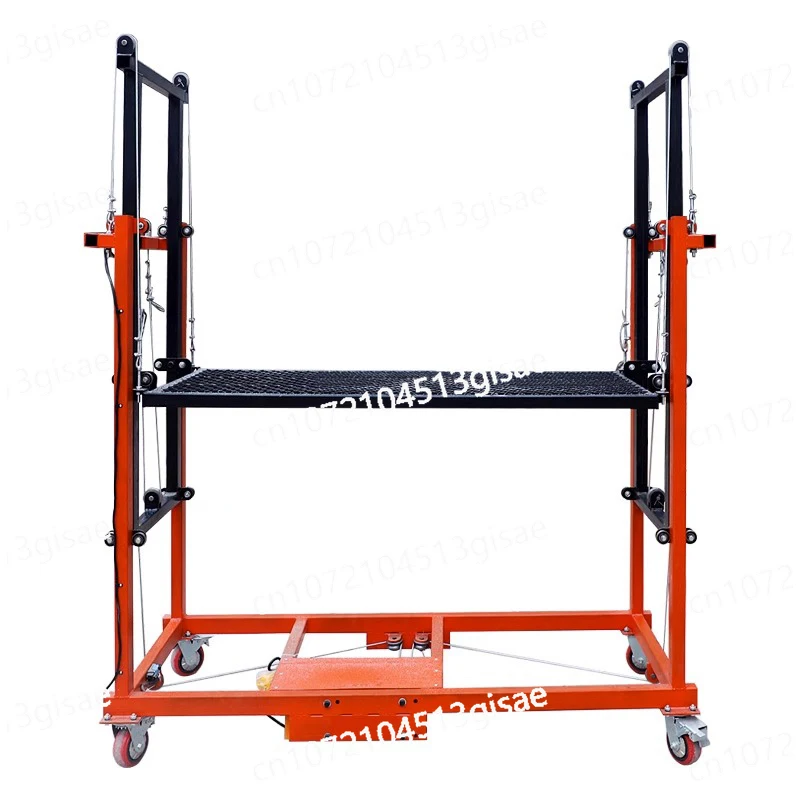 Electric lifting scaffolding 1.5M automatic folding mobile remote control indoor construction site decoration shelf new lift pla