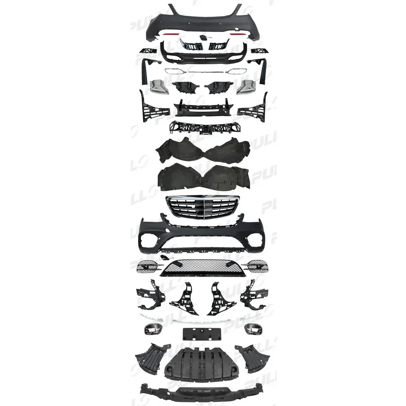 

Лидер продаж: Комплект для тюнинга Mercedes-Benz S-класса (W222) 2014-2020 в стиль S450 S, включая передний и задний бамперы, решетку радиатора и фары.