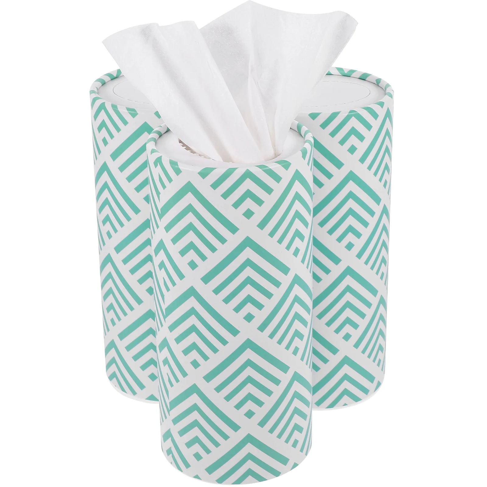 3 Pcs Cylinder Pumping Paper Car Visor Tissue Tissues with Lotion Automotive Convenient Facial Supply Wet Wipes Travel