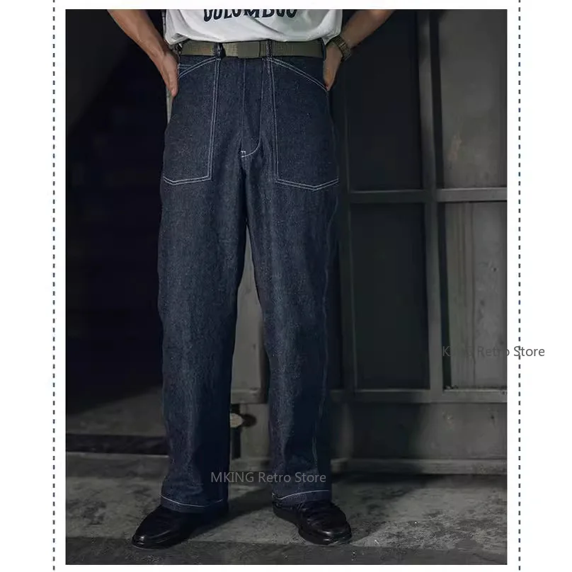 Jeans con fori strappati Uomo Estate Baggy Oversize S-3XL Lavaggio Denim Pantaloni a gamba larga Casual Retro Hip Hop Pantaloni moda coreana