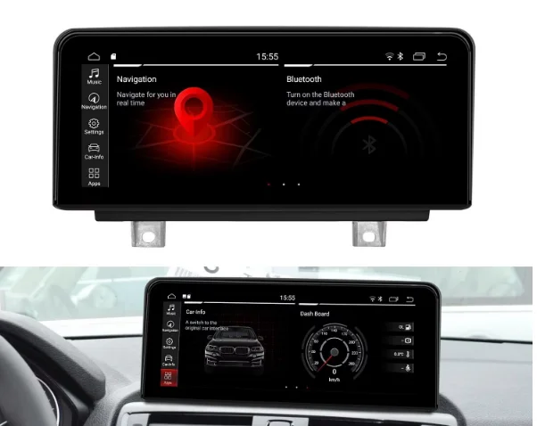 10.25 "راديو السيارة الاندورويد نظام الملاحة GPS ل X3 X4 2011-2012 شاشة أندرويد ستيريو الصوت الوسائط المتعددة APP Carplay