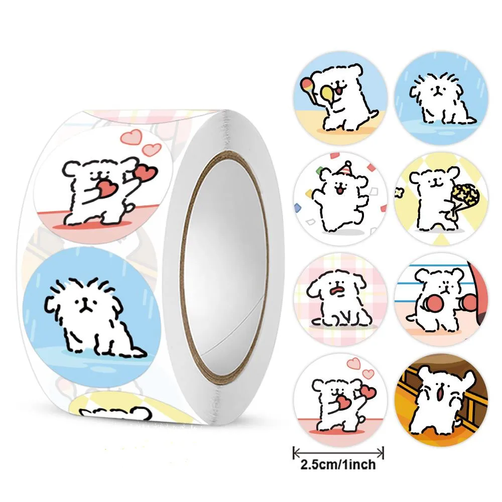 

Наклейка с надписью «Happy Animal Dog» для детей