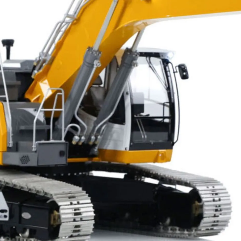 

1/14 LESU Металлический RC гидравлический экскаватор LR945 Строительная техника Экскаватор с дистанционным управлением PL18EV Lite Окрашенные собранные радиоуправляемые игрушки