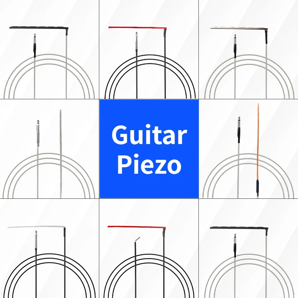 

LOOK 5pcs/1set Guitar Piezo Acoustic Guitar Piezo Transducer Piezo High Sensitive Under-Bridge Rod Piezo Gitar Accessories