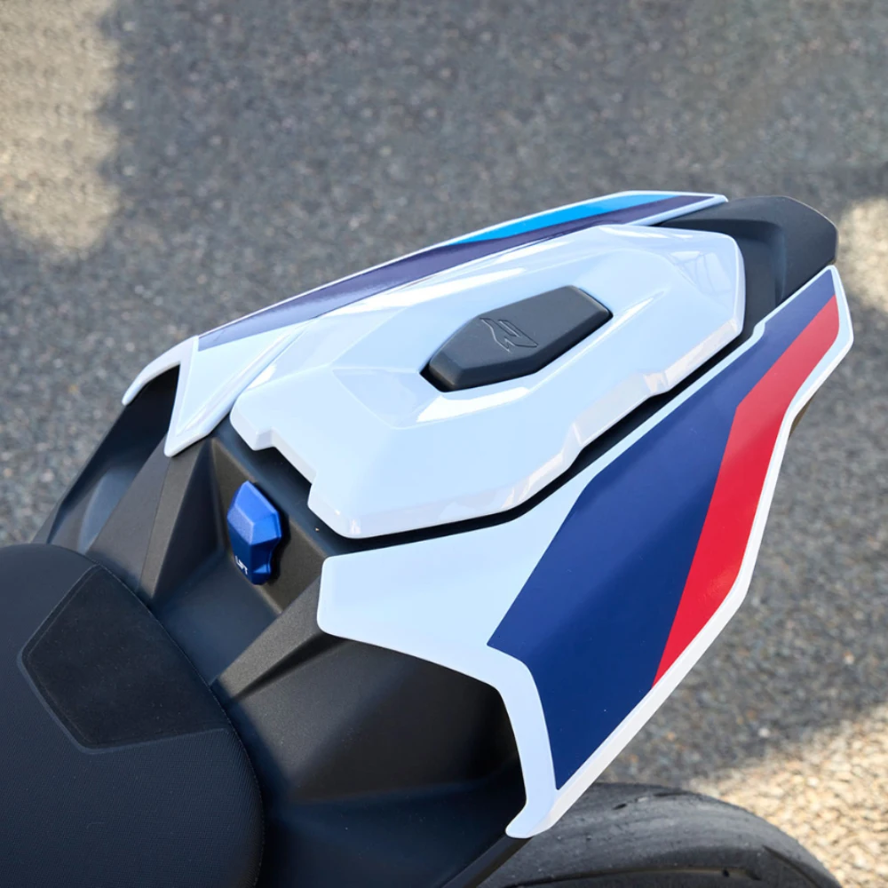 ل BMW S 1000R 2021-2025 M 1000 R 2022-2025 مقعد الذيل هدية S1000R M1000R موتو الأجزاء الخلفية أحمر أبيض أسود الكربون نمط