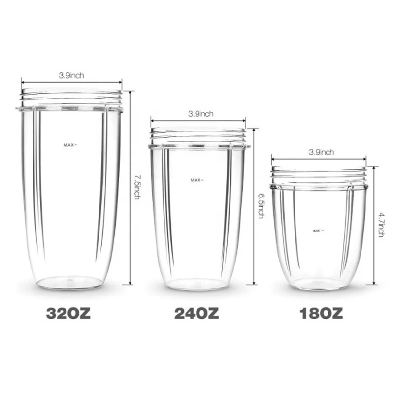 24OZ For NUTRI600W 900W Juicer Accessories Juicer Mixer Accessories Replacement Blender Cup Jar