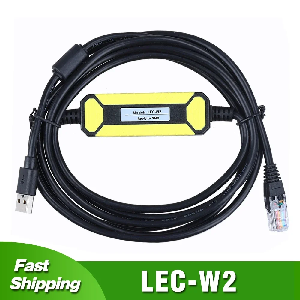 LEC-W2 For SMC Electric cylinder driver Connect Computer USB Download Cable Debugging Cable