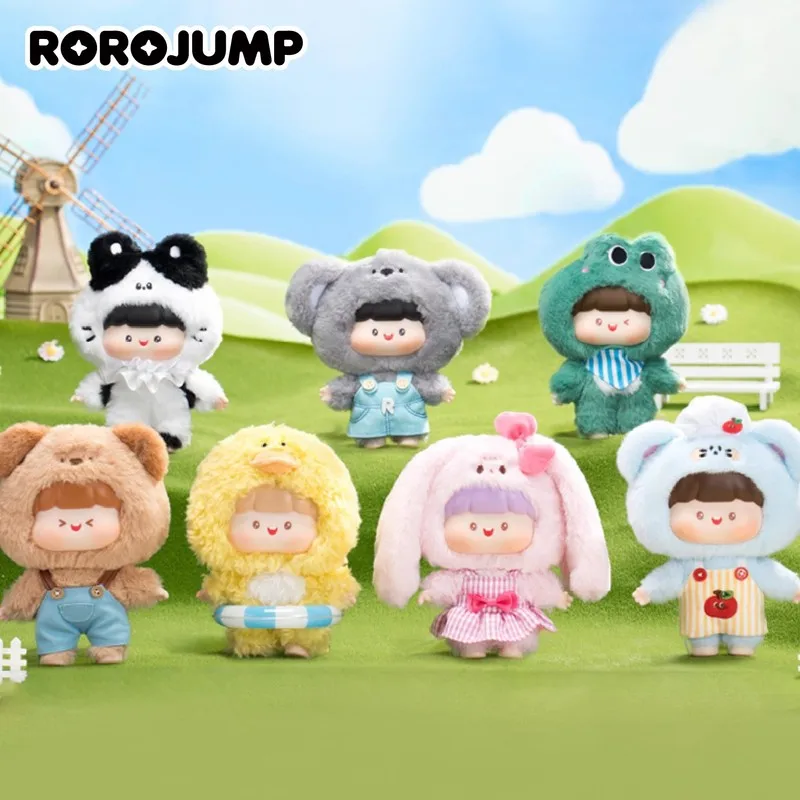 New Authentic Roro Jump City Adventure Series Blind Box Vinyl Face Trendy Toy Bag Pendant Mystery Box Cute Girl'S Birthday Gifts