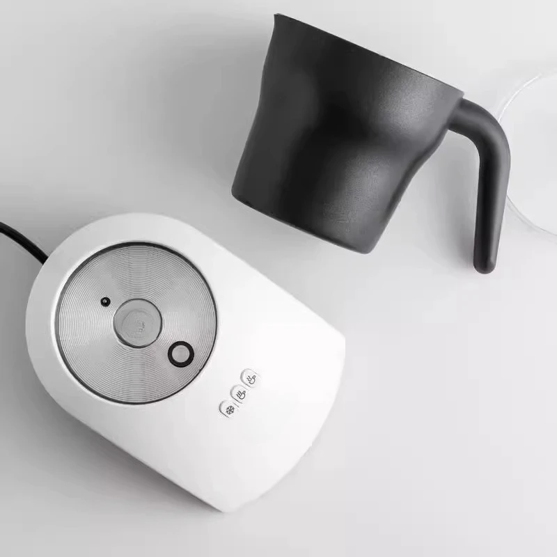 Milk foam machine Electric milk beater Household automatic foaming Hot and cold commercial coffee machine Latte flower
