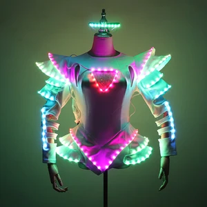 LED LED -Buntes Frauen, Tutu -Ballett, leuchtende Kleidung, helles Ballettkleid, Ballsaal -Tanzparty 10 Hauptverkäufe LED -Kleid - №3