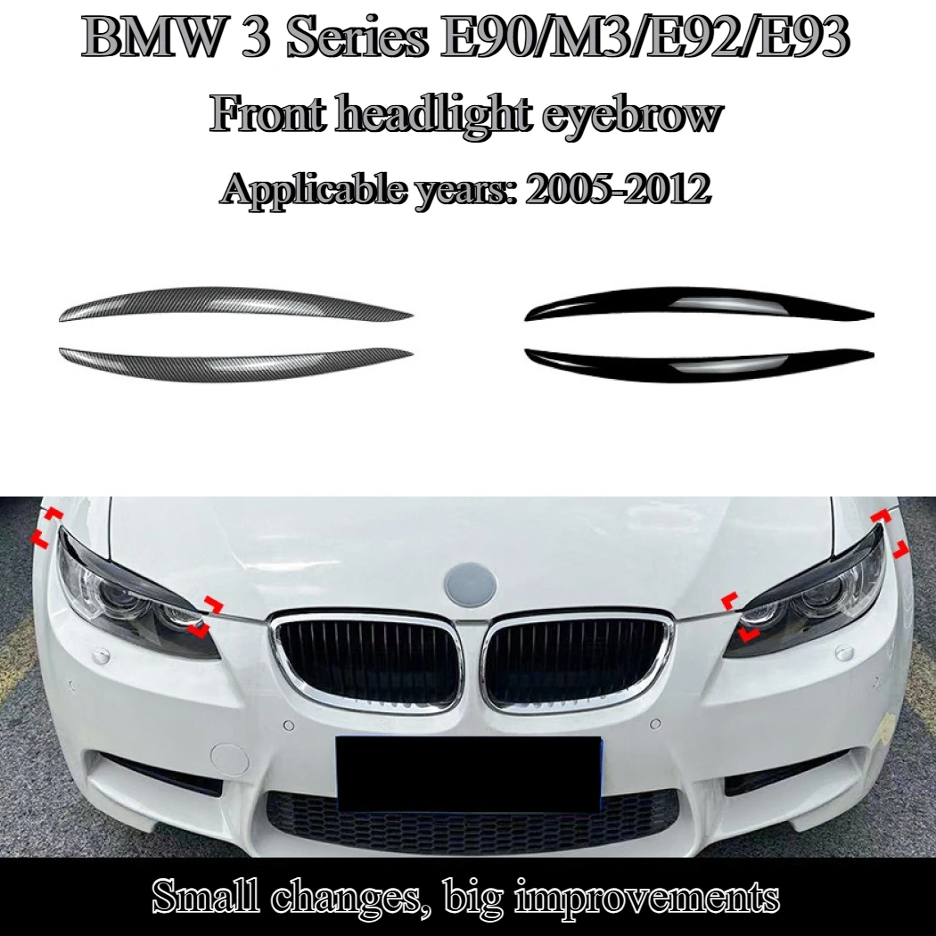 

For BMW 3 Series e92 e93 m3 e90 2005-2012 light eyebrow car headlight car sticker modification