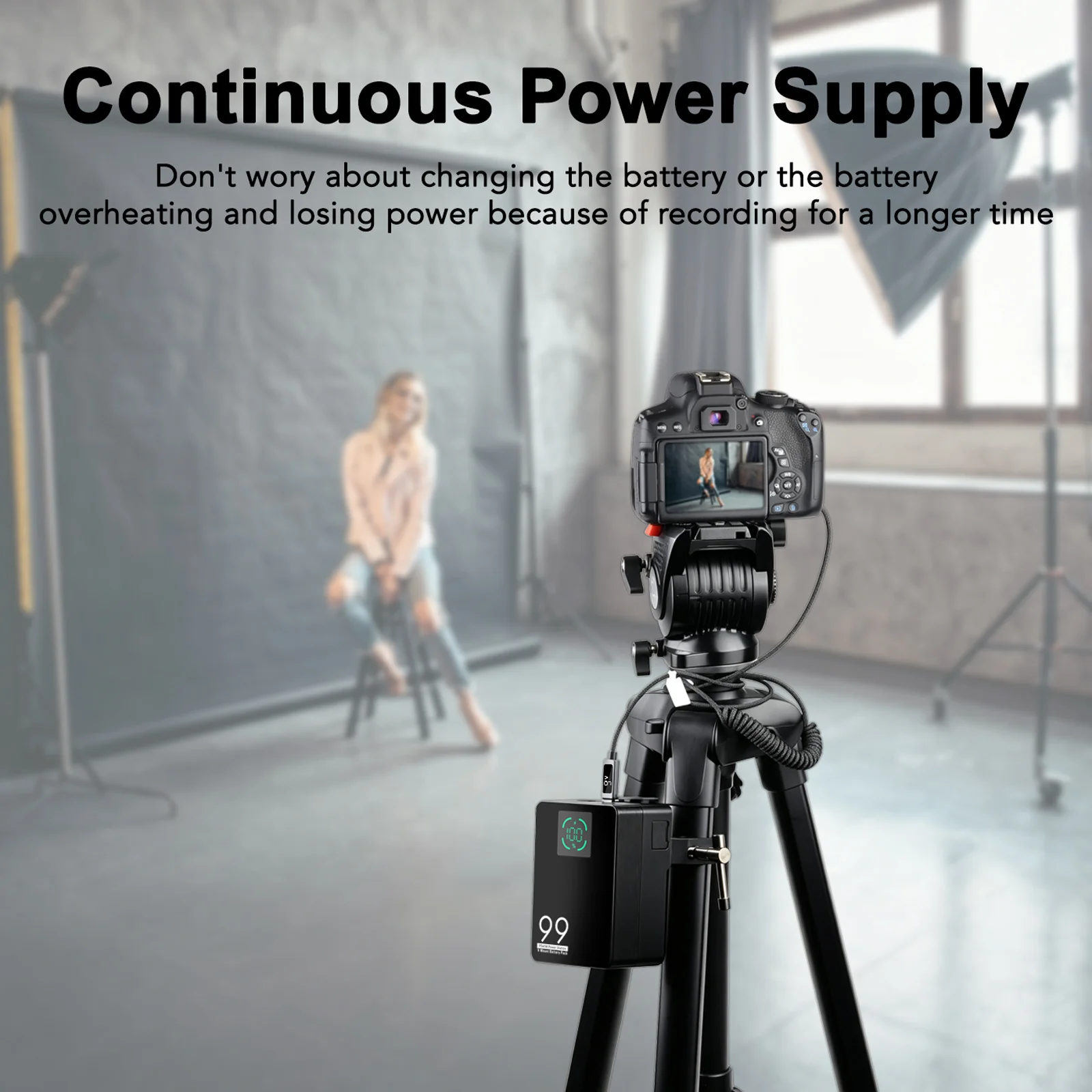 TypeC Power Adapter EN-EL14 ENEL14a Dummy Battery for Nikon Df D5500 D5600 D5300 D5200 D5100 P7100 D3300 D3400 D3200 D3500 P7000
