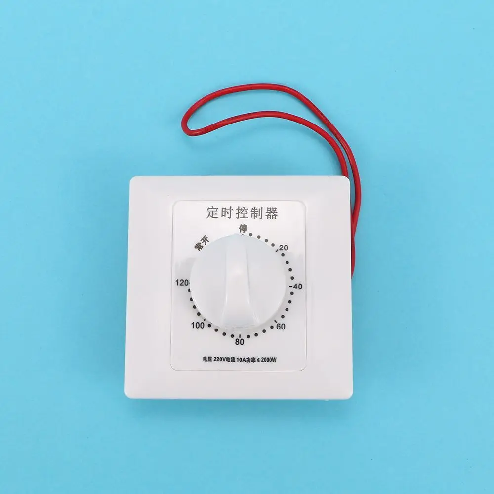 

AC 220V 30/60/120 Minutes Timing Control Tools Count Down Mechanical Control Interruptor Timer Switch Control Pump Controller