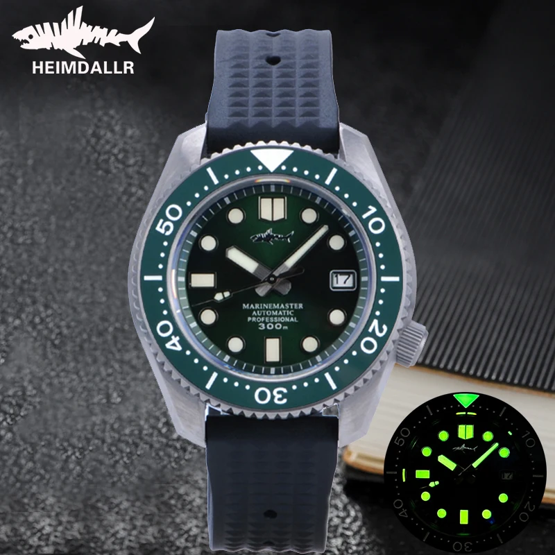 Heimdallr Titanium Dive Watch 30Bar Waterproof Sapphire crystal Watch Titanium case NH35 Automatic Mechanical diving Mens Watch