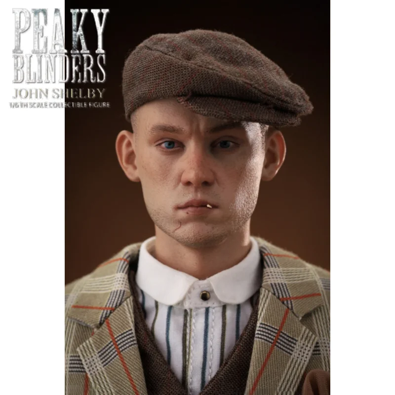 شخصية بيكي بليندرز جون شيلبي - نموذج متحرك من مادة PVC قابل للجمع مع مجموعة ثوب لعبة هدية لمحبي #6