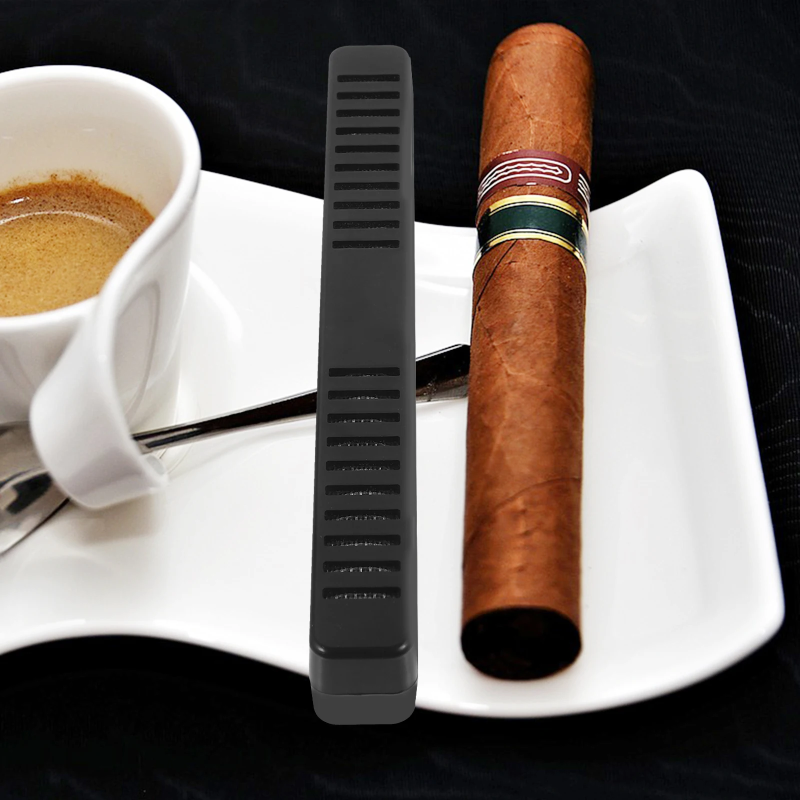 

Cigar Humidifier Humidify Bar for Humidor Box Black Long Humidor Humidify Bar Moisturizer Snow Preservation Home Supplies
