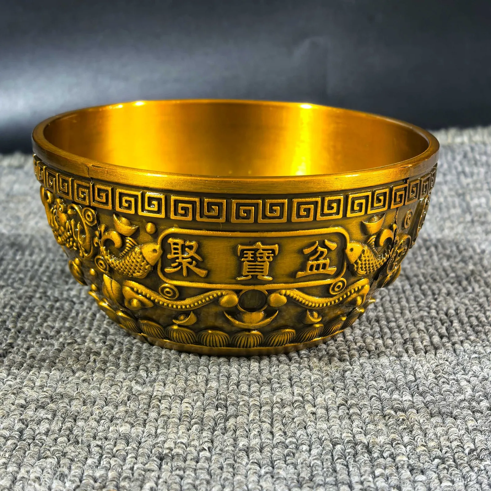 Feng Shui Brass Riches Censer Multi Use Home Office Accent