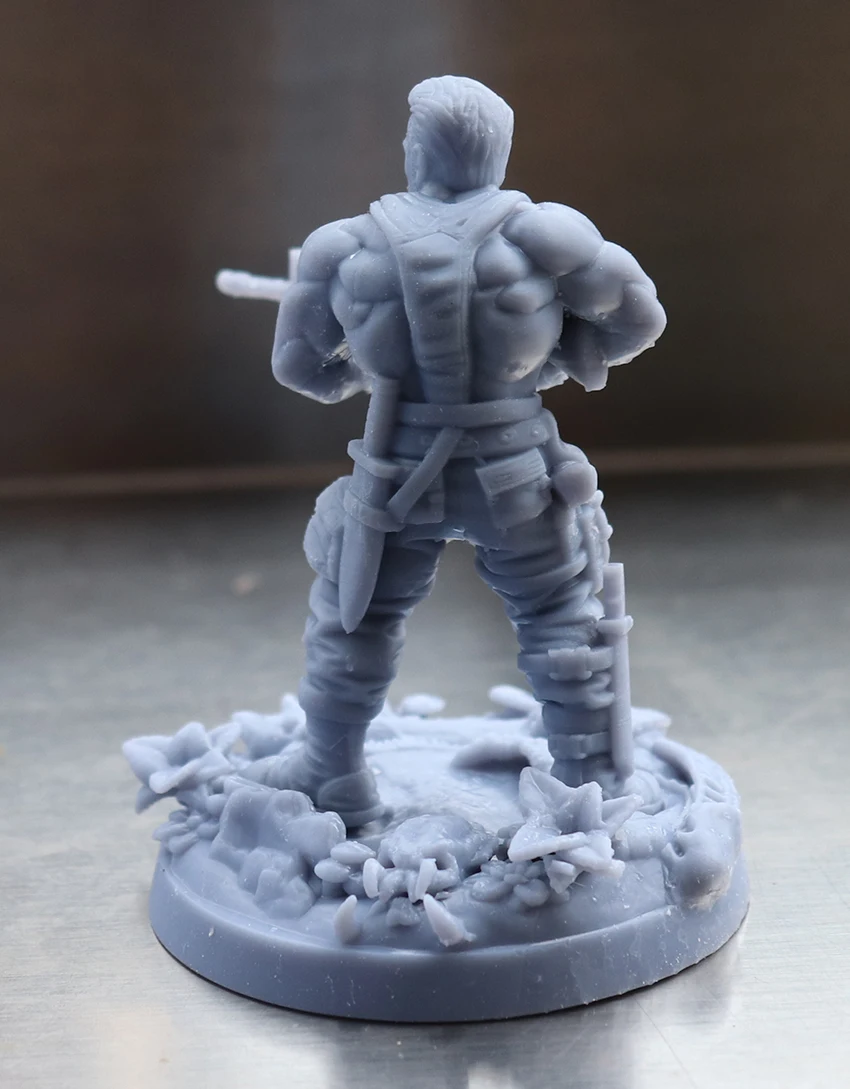 1/24 75mm 1/18 100mm Resin Model Kits Jungle Warrior Soldier Figure Sculpture Unpainted No Color RW-356