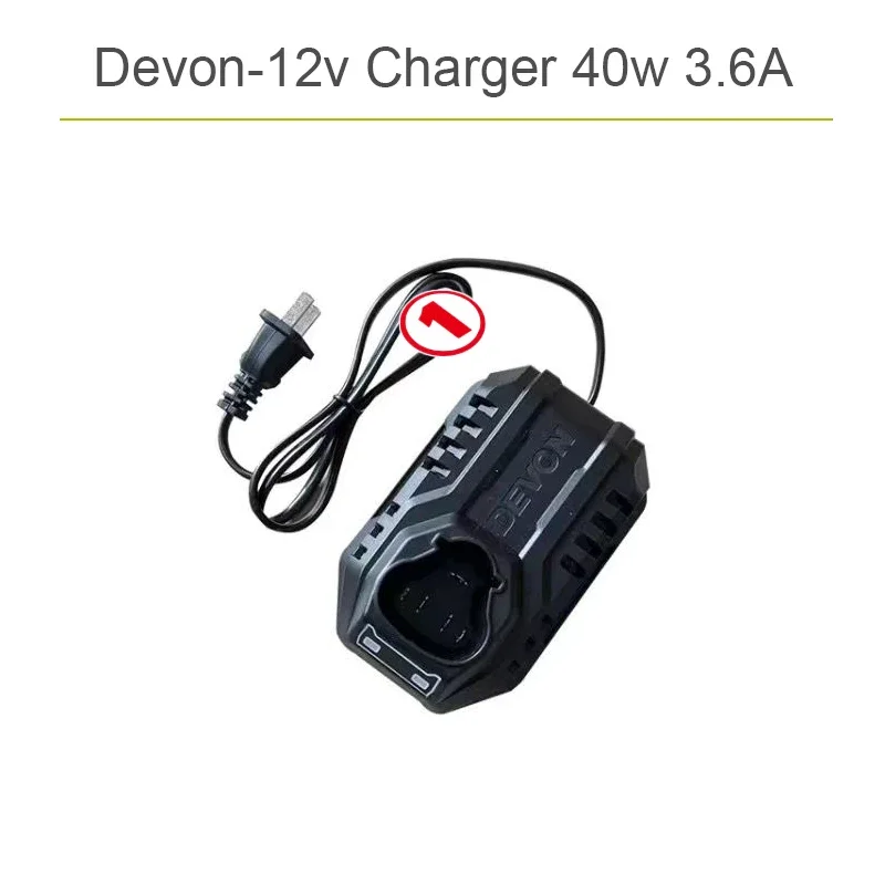 Devon Charger 12V 20V FanCooling 190w Suit for 5401 2903 2905 Universal Battery Platform with Multi-Model Charge Protection