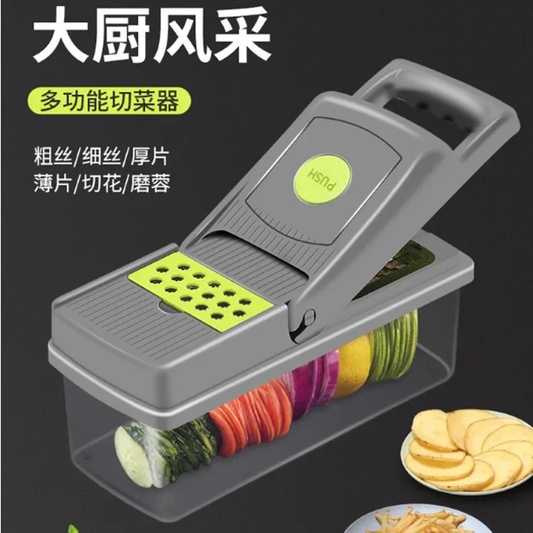 Kitchen multifunctional vegetable cutter potato dicer slicer cucumber slicer household multifunctional vegetable cutter artifact