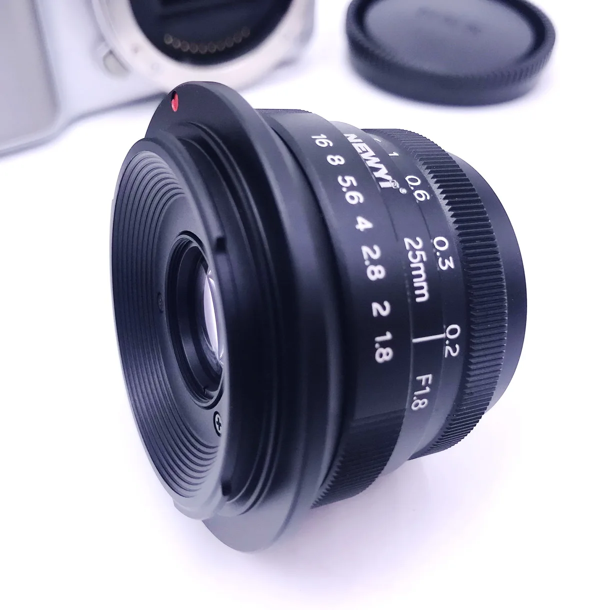 25mm F/1.8 Manual Focus Prime Lens for For Sony E-mount Camera A6500/5100 NEX5 NEX-3 NEX-3N NEX-3R NEX-C3 NEX-F3K NEX-5K NEX-5