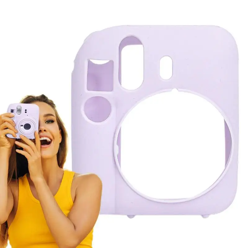 Protective Camera Protector Solid Color Shell 5 Colors For You To Choose From Anti Scratch Case Made Of Soft Silicone