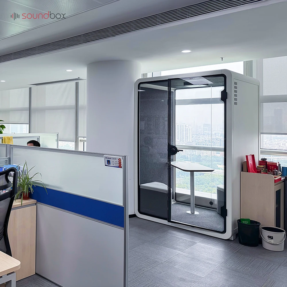 Factory Price Noise Reduce Indoor Luxury Office Building Prefab Office Soundproof Outdoor Excellent Sound Insulation Pods