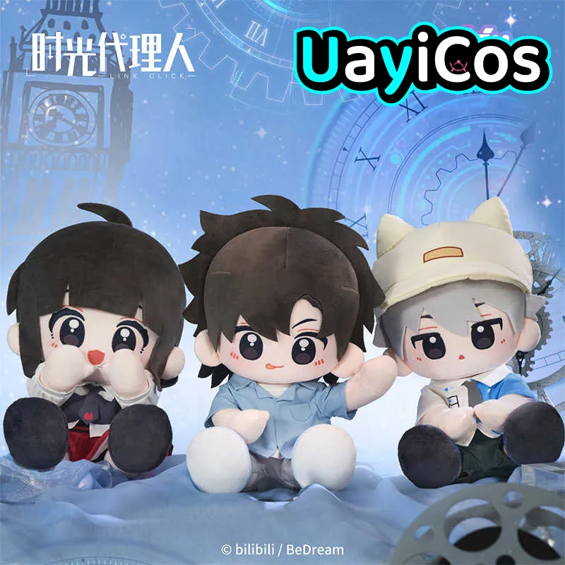 35cm link oficial clique cheng xiaoshi lu guang qiao ling pelúcia boneca roupas travesseiro anime figura jogo brinquedo crianças