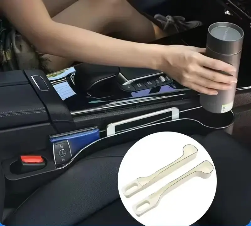 1 Pair Car Seat Gap Filler Side Seam Plug Strip Leak-proof Filling Strip For All Car Model Wallet Phone Holder Car Accessories