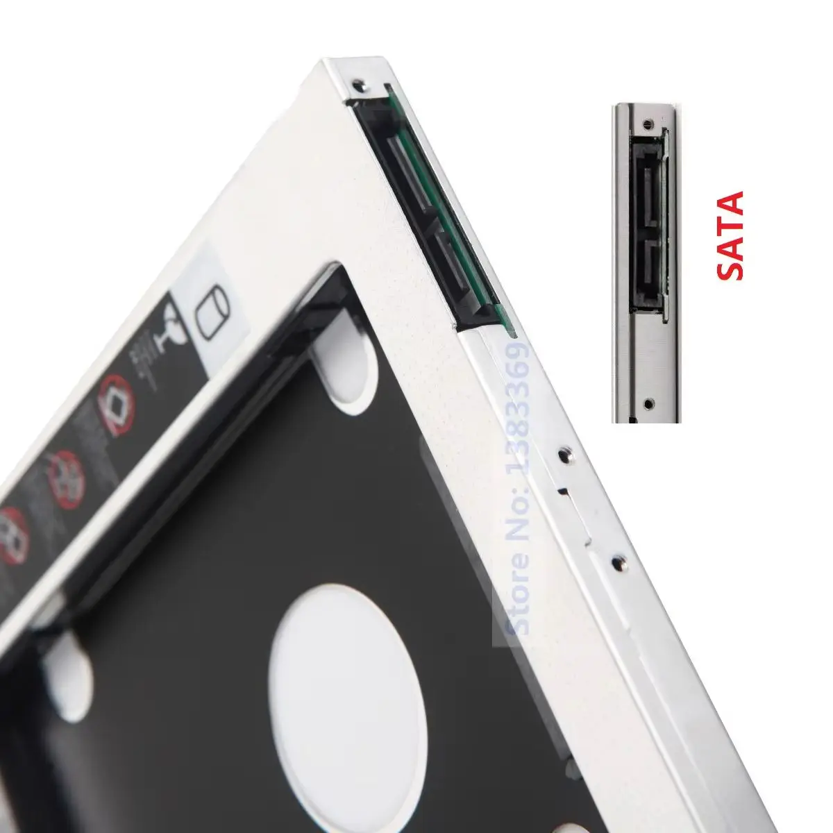 Алюминиевый кронштейн для обратного отсека для жесткого диска 9,5 мм для Dell Inspiron 3721 3737 5421 5437 5458 5567 5721 5737 5767 7537 Алюминиевый кронштейн для обратного отсека для жесткого диска 9,5 мм для Dell Inspiron 3721 3737 5421 5437 5458 5567 5721 5737 5767 7537