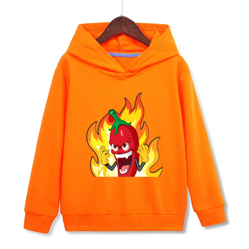 Эдиsson перец الأطفال هوديس اديسون Pts صبي فتاة الكرتون قمصان سويت شيرت بقلنسوة عادية القطن الاطفال الطفل البلوز الملابس القمم #6