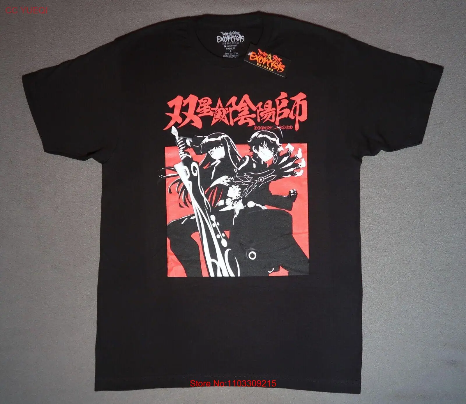 Футболка Twin Star Exorcists (большая унисекс) Crunchyroll Loot Anime, сентябрь 2016 г.