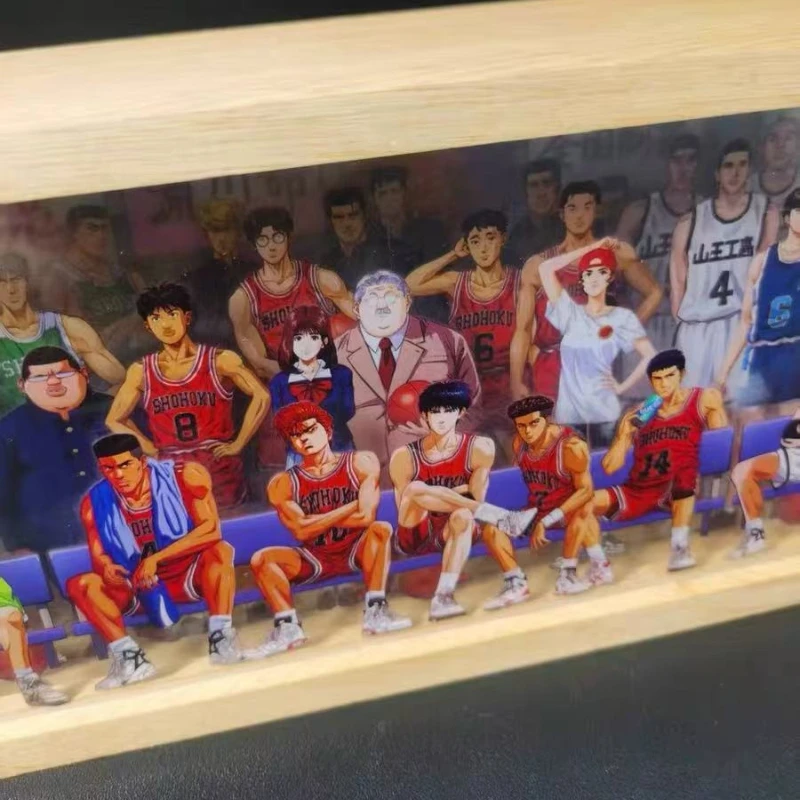 nikolatoy'creative-slam-dunk-detective-conan-naruto-pokemon-one-piece-dragon-ball-foto-familiar-pintura-estereoscopica-aerilica