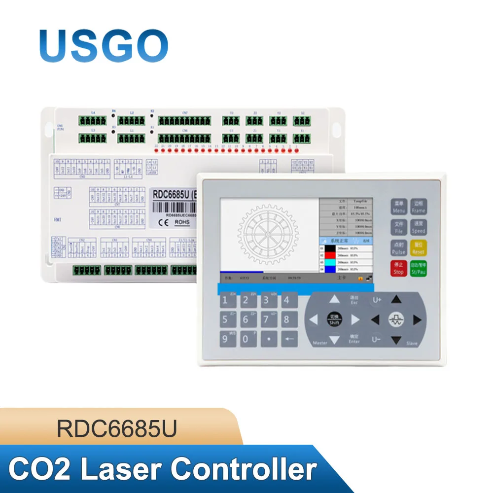 Ruida RDC6685U CO2 Laser Controller System Laser Control Panel for CO2 Laser Engraving and Cutting Machine Replace 6442U 6445U