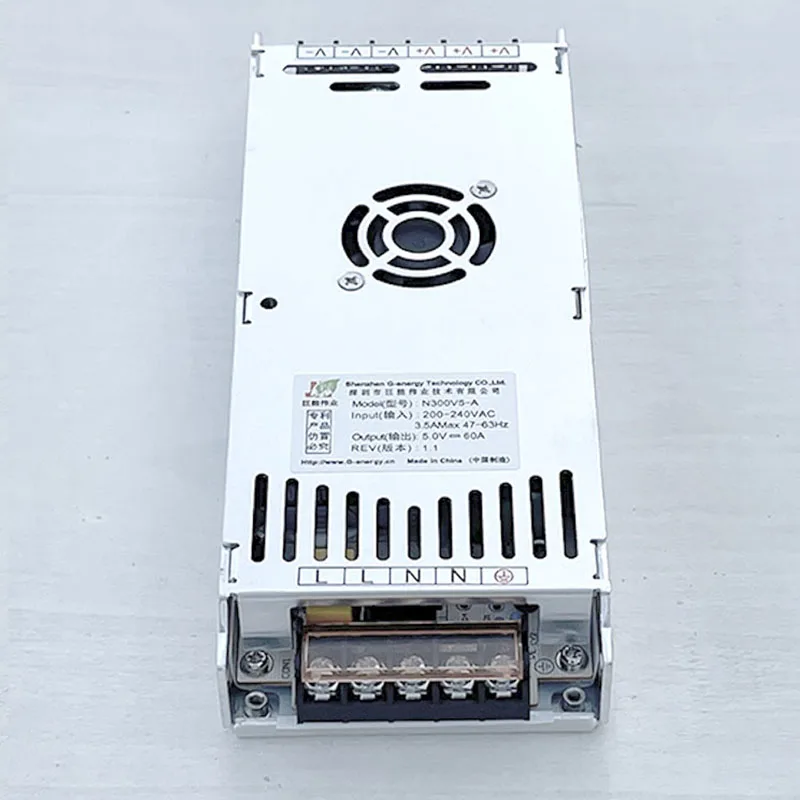 N300V5-A Full Color LED Panel Video Wall 5V60A Power LED Display Screen Digital Sign 300W 200/240VAC Input Power Supply