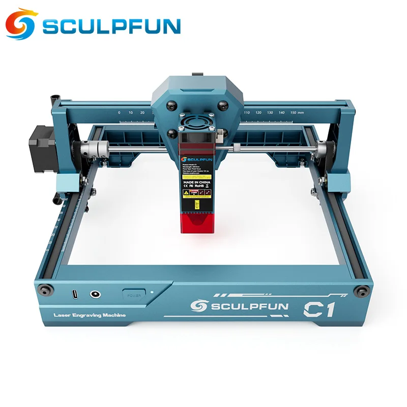 

Sculpfun C1 Mini Portable Laser Engraver Machine With 3W Ultra Fine Spot 150*130mm Engraving Area For DIY Logo Wood Art Making