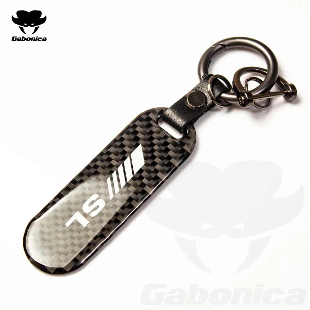 Car Key Chain Key Ring Carbon Fiber Keychain Horseshoe Buckle for For Mercedes Benz AMG A B C R E G S CL SL GL ML Accessories