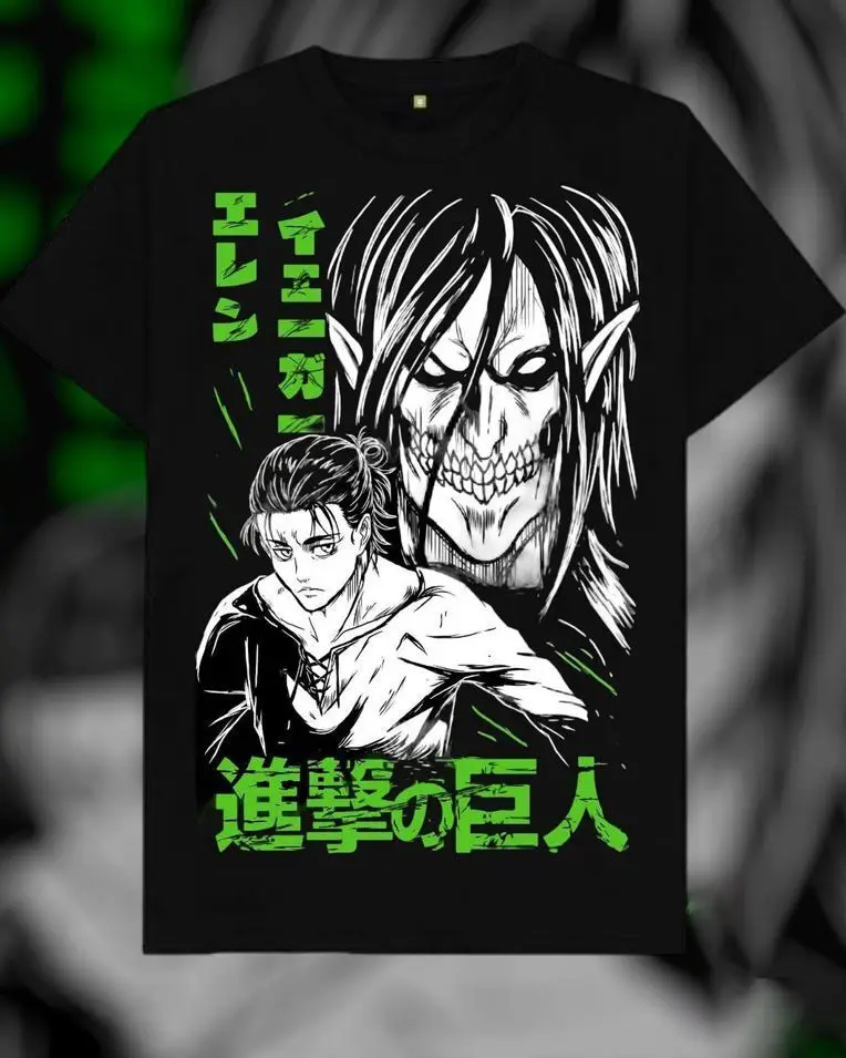 Unisex Attack On Titan Season 4 Eren Tatakae, AoT Anime, Eren Yeager T-Shirt