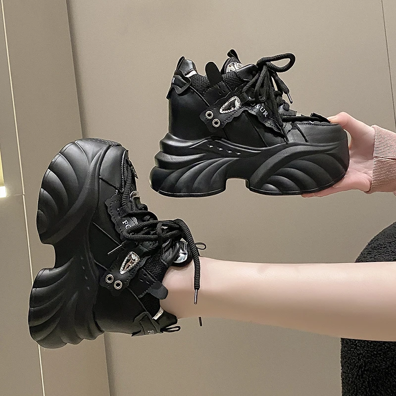 Women Shoes Fashion 10CM Sneak - Wedge Heeled Sneaker review and price