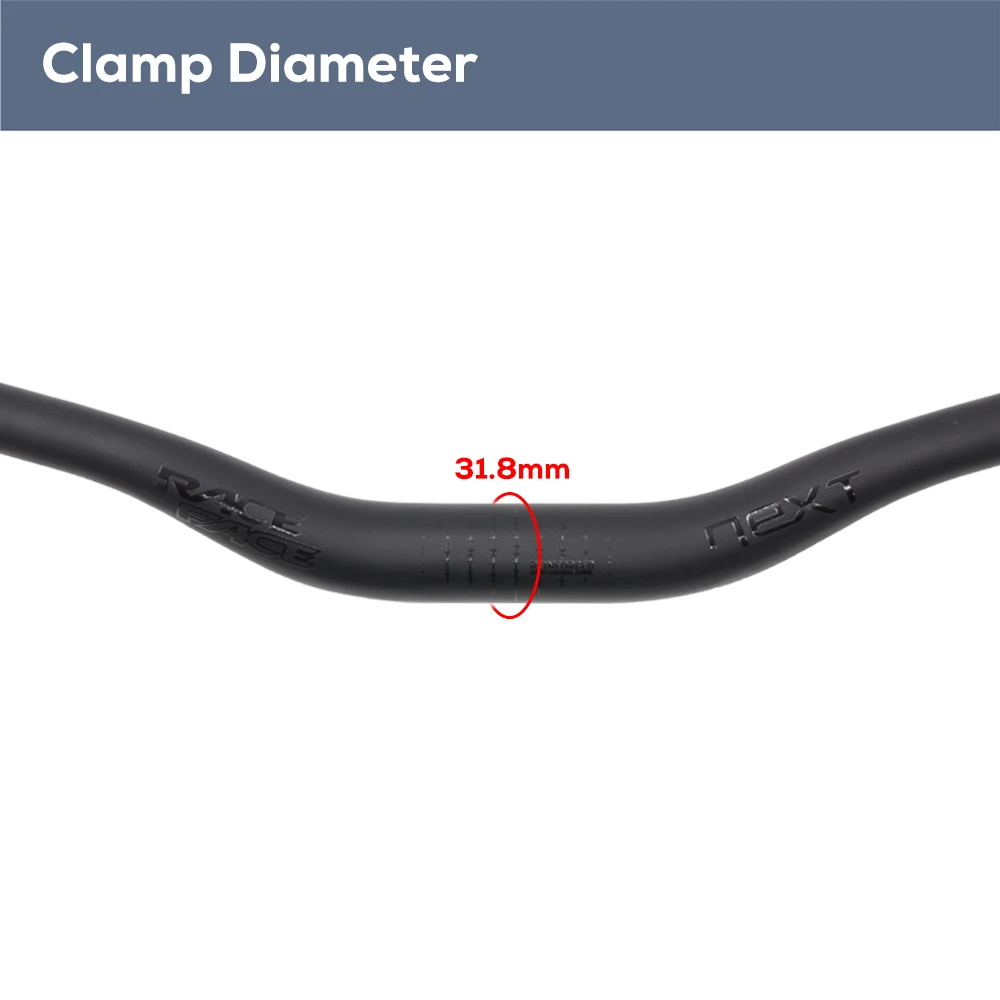 مقود MTB خفيف الوزن من ألياف الكربون بالكامل، أسود غير لامع، ارتفاع، 13 °   زاوية كنس خلفية كبيرة، قطر المشبك 31.8 مم، مقود XC