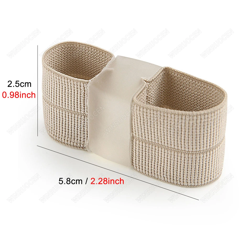 1/2 قطعة سيليكون فاصل أصابع القدم الورم أروح مصحح الإبهام مستقيم أداة العناية بالقدم WINRUOCEN