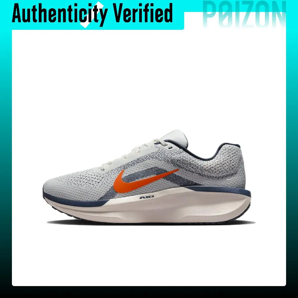 Nike Winflo 11 Soft And Comfortable Mesh Breathable Low top Casual Training Running Shoes Men's Beige Red FJ9509-103