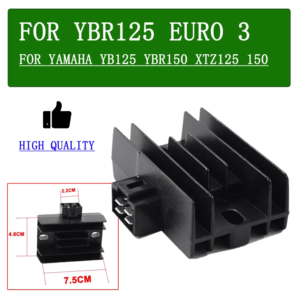 

Motorcycle Accessories 4 Pin Rectifier Voltage Regulator For YAMAHA YBR125 Euro 3 YBR 125 150 YB125 YBR150 XTZ125 Xtz150 XTZ 125